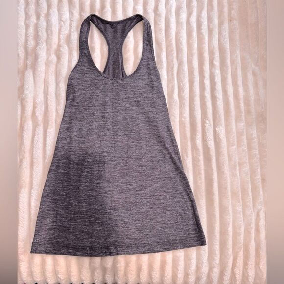 Lululemon CRB Cool Racerback Tank Sz 2 Gray - Picture 1 of 4